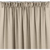  Curtain CARMENA color beige style classic dragon tape transparent 10 cm braid 150x300 HOMEDE | shoptok.hr