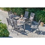 Ambia Garden VRTNA MIZA kovina, steklo antracit | Shoptok.si