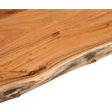 Stolna Mizna plošča 70x60x2,5 cm pravokotna akacija naraven rob | Shoptok.si