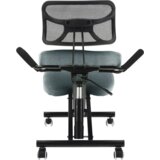 Kondela Ergonomski klečalnik, siva/črna, RUFUS | Shoptok.si