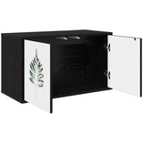 TV ormar za montažu na zid HANAU 69 x 33 x 40 cm Crni hrast | shoptok.hr
