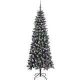 vidaXL Umestno božično drevo med 300 LED Zelena 86 x 86 x 210 cm | Shoptok.si