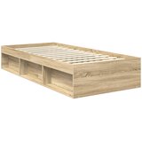  Krevetna konstrukcija s uzglavljem Sonoma hrast 90 x 200 cm | shoptok.hr