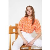 Trendyol Multicolor Top Neck Blouse bela | narandžasta | ružičasta Cene