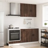  Kuhinjska jedinica PORTO 5 pcs Smeđi hrast Konstruirano drvo | shoptok.hr