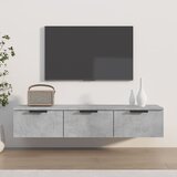  Zidni ormarić boja betona 102x30x20 cm od konstruiranog drva | shoptok.hr