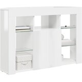  Kotni LED TV ormar Zidne Visoki sjaj bijela 100x40x68cm | shoptok.hr