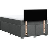  Krevet s oprugama i madracem tamnosivi 120 x 200 cm od tkanine | shoptok.hr