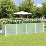  Cvetlično korito Zelena 240 x 80 x 75 cm Jeklo, (5000207349) | Shoptok.si