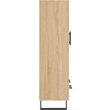 vidaXL Visoka omara sonoma hrast 69,5x31x115 inženirski les | Shoptok.si