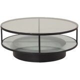 Furniture Fashion Falsterbo klub stolić ⌀100 cm, crni | shoptok.hr