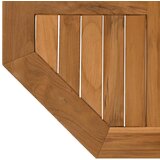 Stolna ploča 60 x 60 x 2,5 cm osmerokutna od masivne tikovine | Eponuda.com