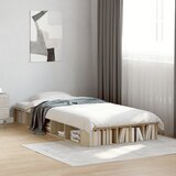 Furnova Posteljni okvir sonoma hrast 100x200 cm inženirski les, (21936913) Cene