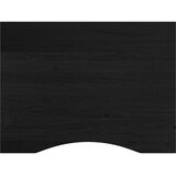  Radni stol tamnosmeđi 80x60x(71,5-98) cm masivno drvo hrast | shoptok.hr