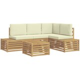  Set vanjskih sofa s jastukom Bijela 59 x 59 x 37 cm Poliester | Eponuda.ba