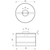  Plafonski luster RIM 1xE27/60W/230V crna/zlatna | Eponuda.com