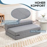  Sklopiva fotelja s funkcijom ležaja krevet za goste sklopiva do 250 kg 138x80x50 cm siva | shoptok.hr