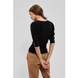 Marisse Sweater With Puffed Sleeves Z-Sw-3658 Black | shoptok.hr