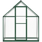  Staklenik s okvirom zeleni 169 x 58 x 195 cm aluminijski | shoptok.hr
