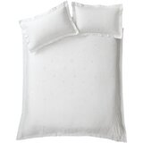 Bianca Bijela pamučna posteljina za bračni krevet/za produženi krevet 260x220 cm Lottie Floral Embroidery – Cijene