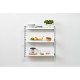 Metaltex 3-nivojski regal z belimi policami Libro, dolžina 70 cm Cene