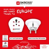 Skross PA60 - putni adapter za Indiju, Izrael i Dansku | Eponuda.com