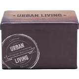 Mömax zaboj za sedenje urban vintage -sb-, temno rjava | Shoptok.si