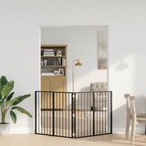  Vrata za pse 2 pcs Crna 100 x 80 cm Cinkani čelik | shoptok.hr