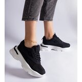 Gemre Black Guerrera thick-soled sneakers | Shoptok.si