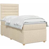  Boxspring krevet s madracem Krem 90 x 200 cm Tkanina | shoptok.hr