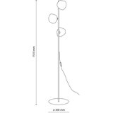  brilagi - podna lampa vulcano 3xG9/8W/230V zlatna/dimno bež | Eponuda.com