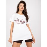 FANCY T-shirt-FA-TS-7720.43P-white-brown | Shoptok.si