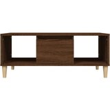  Klubska mizica rjav hrast 90x50x36,5 cm inženirski les, (20712221) | Shoptok.si
