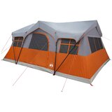  Obiteljski šator s krovom Siva i narančasta 487 x 340 x 216 cm | shoptok.hr