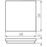 Kanlux 38787 - LED spoljna svetiljka BENO LED/12/18W/230V 3000/3500/4000K IP65 antracit | Eponuda.com