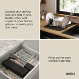 Umbra Mat črna plastična odcejalna podloga 61x43 cm Udry – | Shoptok.si