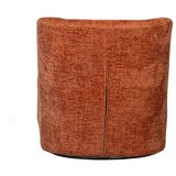 WOOOD Oranžen žameten fotelj Atty – | Shoptok.si
