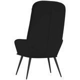  Stolica za opuštanje crna baršunasta | shoptok.hr