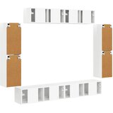 TV ormar 8 pcs Visoki sjaj bijela | shoptok.hr