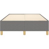  Okvir za krevet s oprugom tamnosivi 120 x 200 cm od tkanine | Eponuda.com