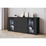Livetastic Komoda Caro, Črna | Shoptok.si