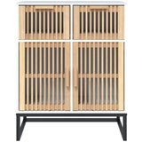  Komoda bijela 60 x 30 x 75 cm od konstruiranog drva | shoptok.hr