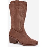VINCEZA Women's Cowboy Boots with Heel | shoptok.hr