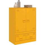 vidaXL Visoka komoda boja senfa 67 x 39 x 95 cm čelični | shoptok.hr