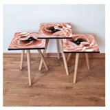 Hanah home Set 3 stočića 3Shp251 Salmon | ePonuda.com