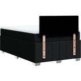  Krevet s oprugama i madracem crni 120 x 200cm od tkanine | shoptok.hr