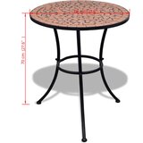 Bistro stolić terakota 60 cm s mozaikom | Eponuda.ba