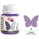 Rosa TALENT Pearl akrilna dekorativna boja 20 ml | 78 Violet cene