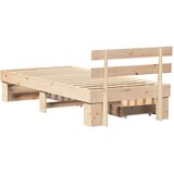  Krevetna konstrukcija Prirodna 90 x 200 cm Čvrsto borovo drvo | shoptok.hr