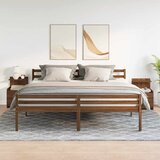  Noćni ormarići 2 kom s 2 ladice smeđi hrast 40x36,5x62 cm | shoptok.hr